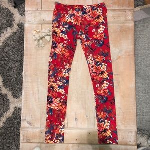 Girls Floral leggings